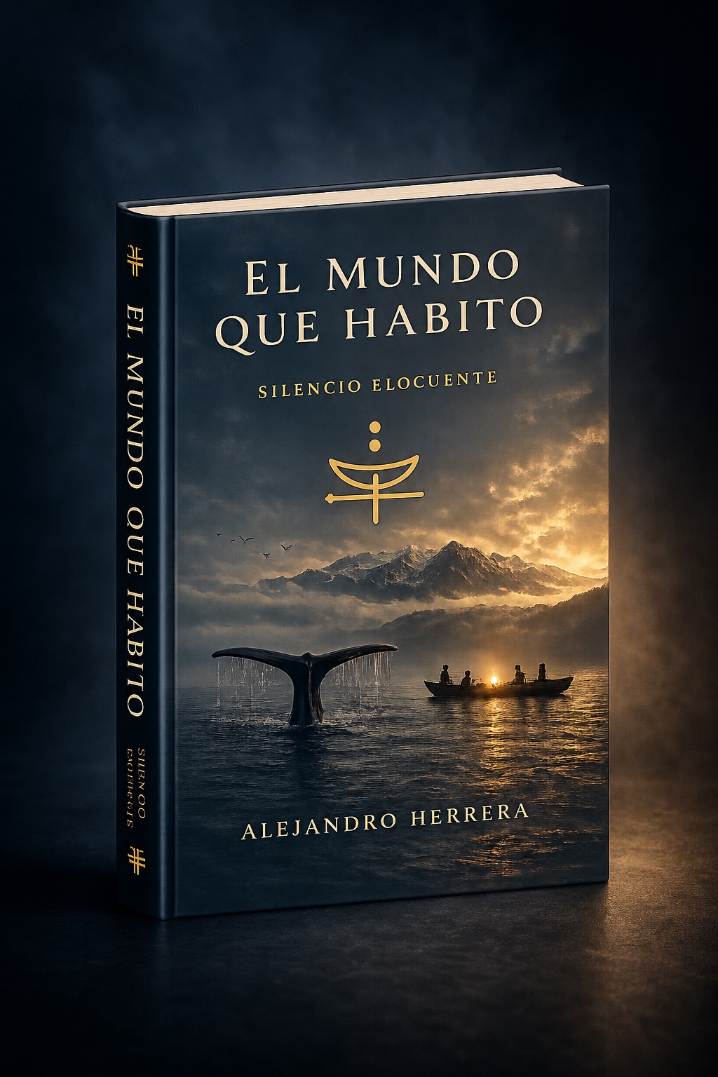 El Mundo Que Habito: Silencio Elocuente — Alejandro Herrera, composición editorial 3D
